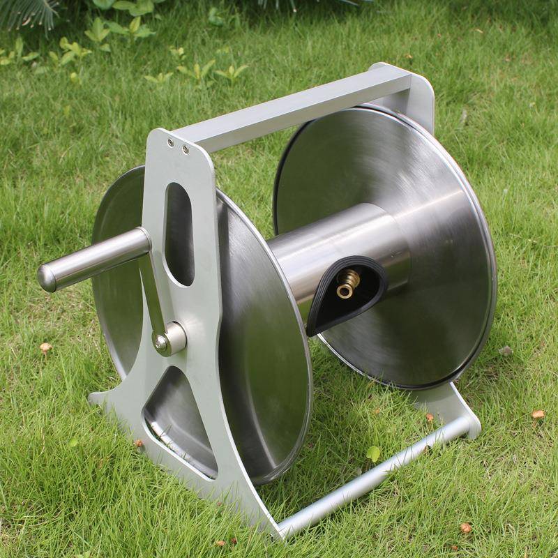 WW10112-不锈卷钢水管收纳水花园软管家浇用高压园艺园林收管架水