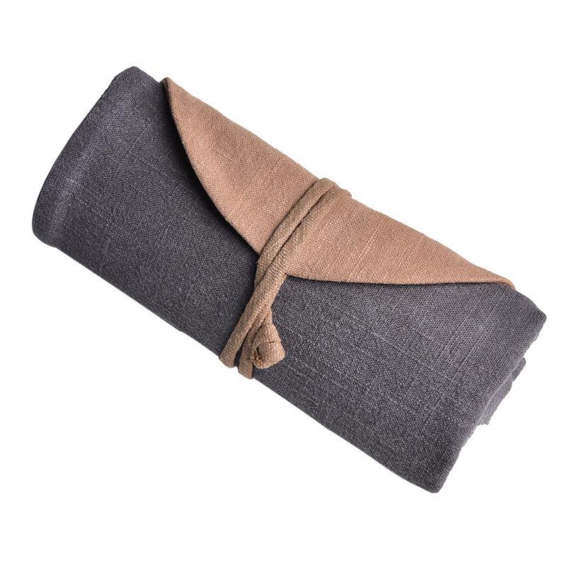 A复古棉麻茶道具包茶L道件ABP布包6茶收纳布包茶具包茶配道君子包