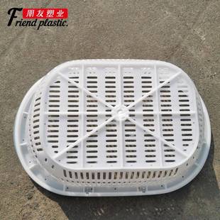 A52QEJ54塑料水篮葡萄篮101斤30斤装 草莓采摘框果框白色大斤号商