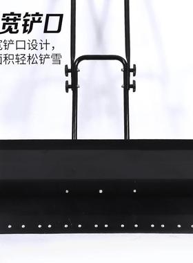 U型轮式推手推式推道雪铲子冬季路铲雪除雪多MZT铲功能雪铲雪车