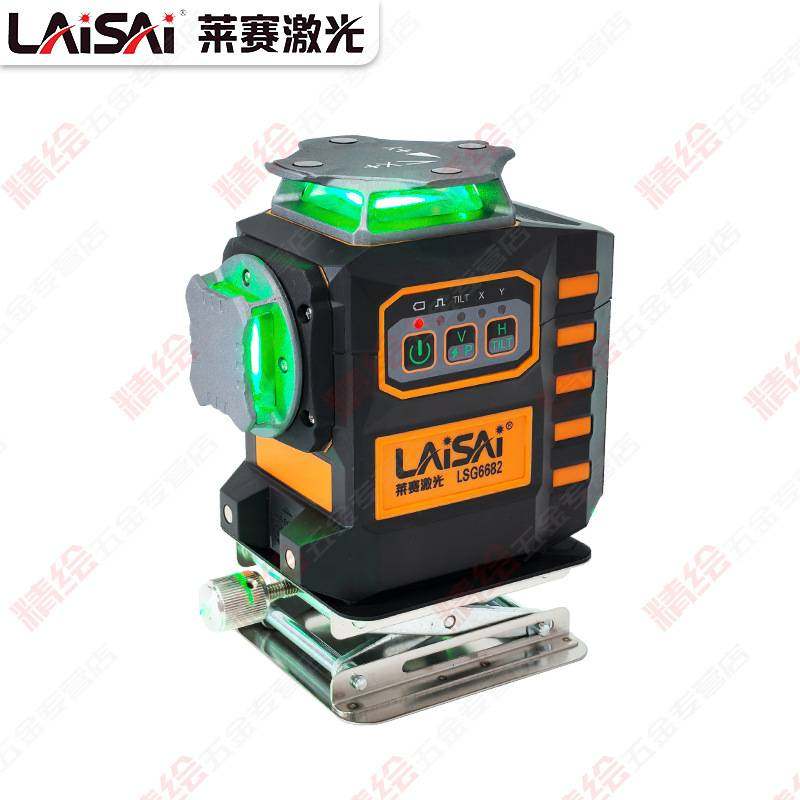 莱赛12线LD红绿光水平仪LSG6682贴地贴墙高精度电子调平爆闪锂电,玩具/童车/益智/积木/模型,垂直悬浮玩具,淘宝优惠券,粉丝福利购,淘宝优惠卷