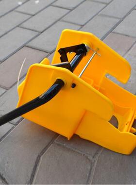 车加水厚24升32L36LEFC榨车头配件拖水把桶车头挤桶压水头单桶头