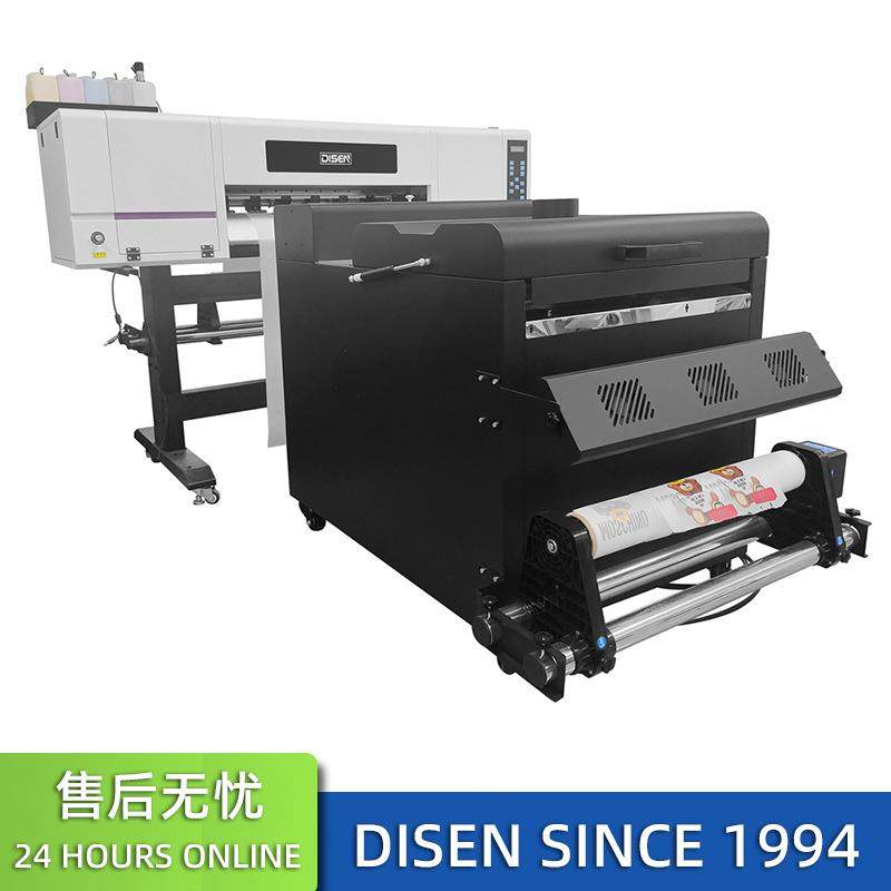 双头60抖cm白OFT墨烫画打印机服T恤印花粉烫画机机A1DT衣FPrinter