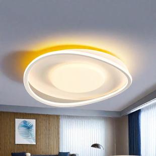 LED圓形餐廳現(xiàn)代簡約吸頂燈具 中山主臥室房間全光譜流行新款