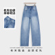 弯刀牛仔女裤 休闲高腰显瘦窄版 2755 新款 莱赛尔棉机车后盖2026春季