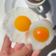 仿真鸡蛋荷包蛋模型手工过家家玩具配件假食物模具摄影拍照道具