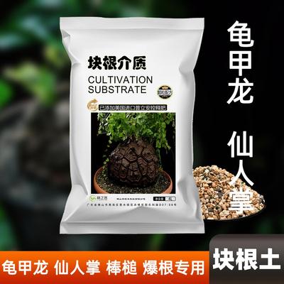 块根专用营养土龟甲龙仙人掌通用柱龙舌兰仙人球棒槌量天尺颗粒土