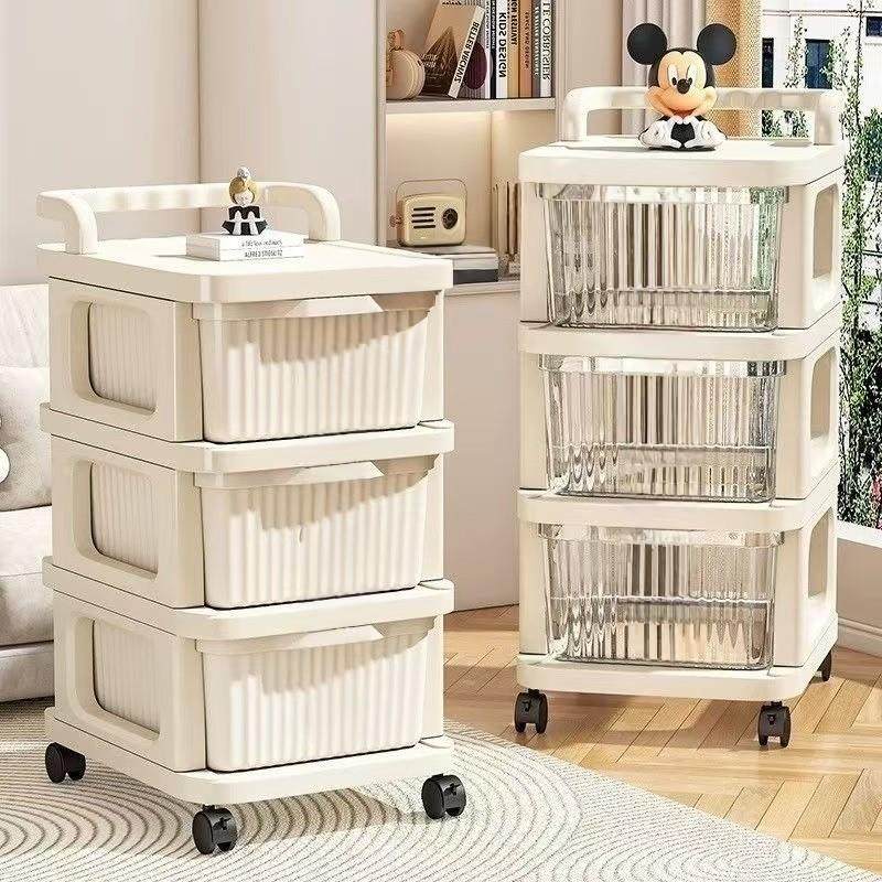 小推车收纳柜零食置物架可移动落地抽屉式婴儿用品收纳层架厨房抽,收纳整理,整理架/置物架/收纳架,淘宝优惠券,粉丝福利购,淘宝优惠卷