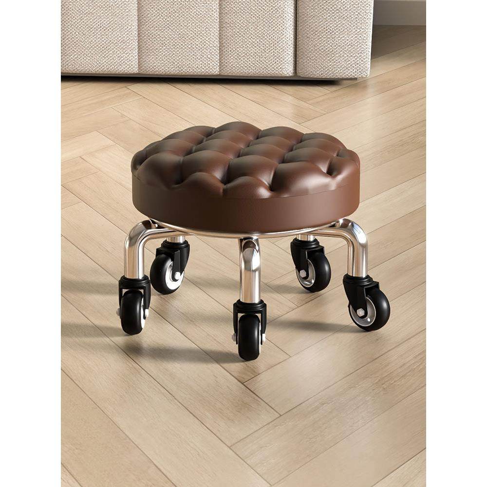 家用滑轮矮凳椅子万向轮小凳子儿童学步矮凳美甲美缝凳小板凳凳子,住宅家具,万向轮凳,淘宝优惠券,粉丝福利购,淘宝优惠卷