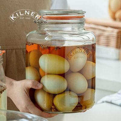 kilner泡菜玻璃密封罐腌制容器咸鸭蛋家用泡菜坛腌鸡蛋咸菜储物罐