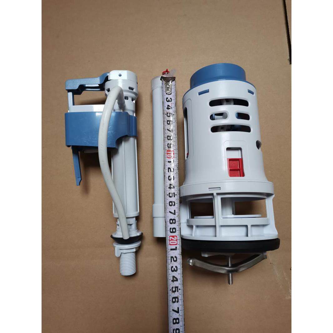 vib3寸大口径8公分双按马桶水箱配件座便器进水阀排水阀按钮套装