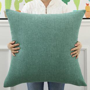 大抱枕靠垫客厅沙发大号靠背70现代简约北欧靠枕套65绿色超大定制