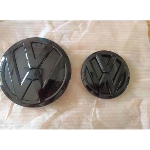 福斯汽车标09-12/13-18款CC改装前中网车标后尾标(替换款)黑色全