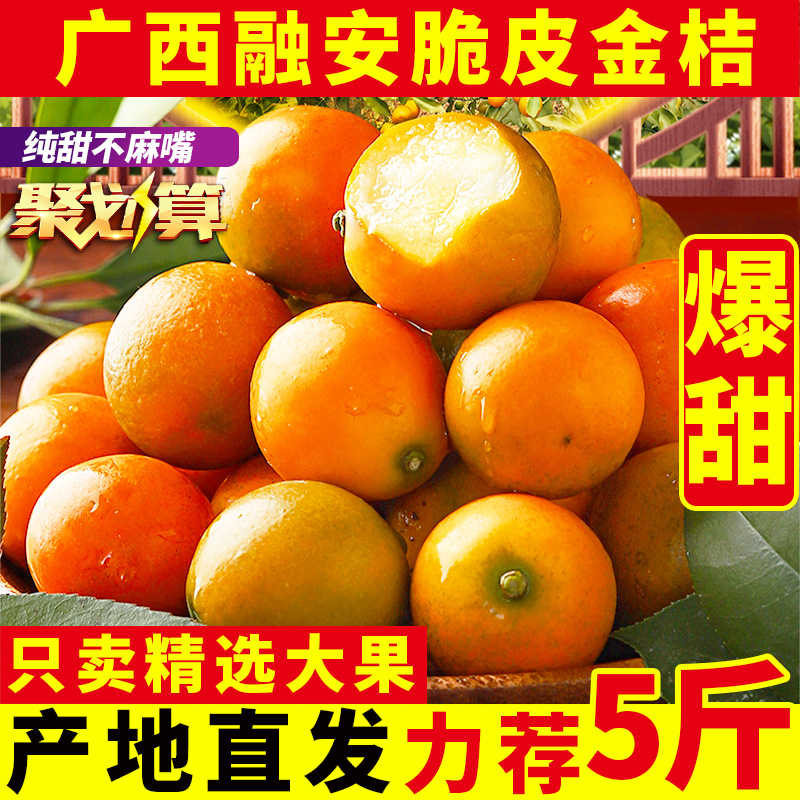 爆甜多汁 正宗融安滑皮金桔