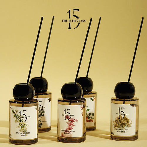 「15调」橙花藤条无火香薰栀子花家居持久香氛摆件送礼