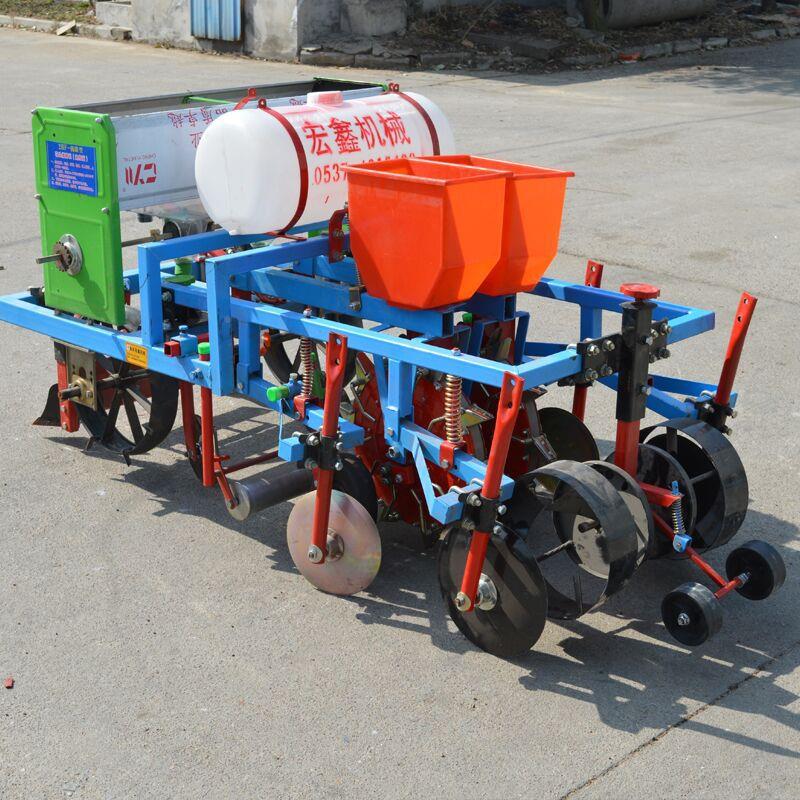 全动膜玉米播种QVJ铺膜机 花生上点播机 膜上自播种玉花生米的机