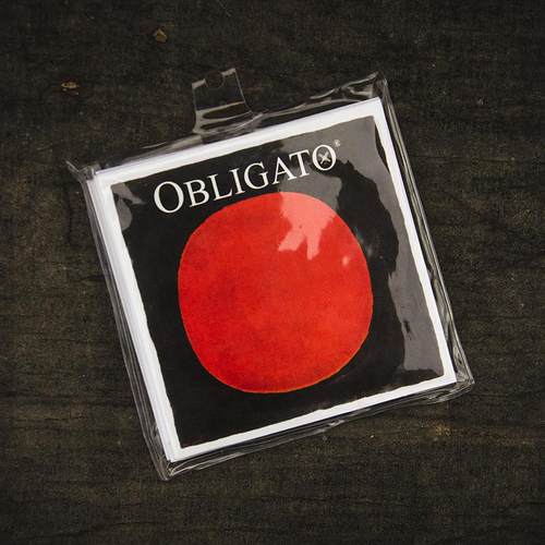 德国PIRAASTRO小 Obligat红太阳提琴LNX弦红o太阳琴弦E//D/G套弦