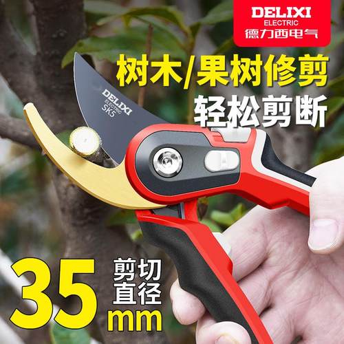 修枝剪多功能果树剪子园艺剪花卉盆景剪花枝剪园林工具德力西枝条