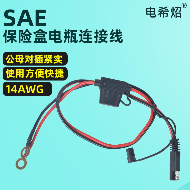 SAE摩托车汽车电瓶充电器