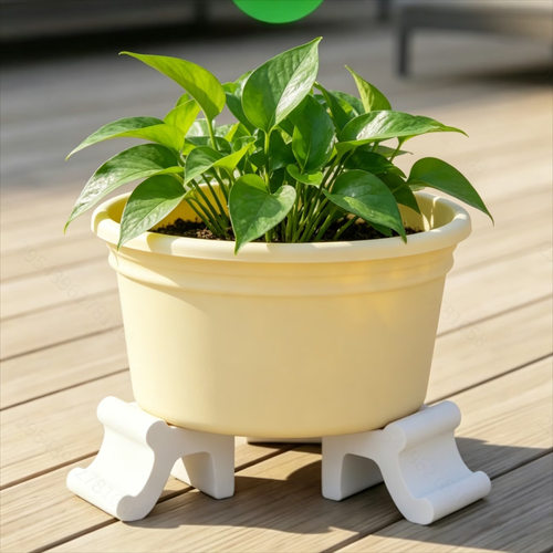 3D打印花盆脚工艺品园艺盆栽垫脚家居装饰创意小摆件直供