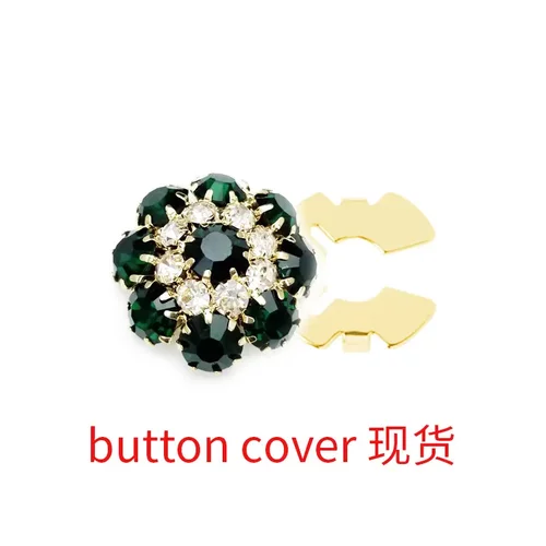 欧美新款 button cover clasp 袖扣服饰纽扣饰品钻饰纽扣套