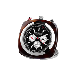 BRISTON 法国进口Clubmaster Travel 玳瑁黑盘旅行系列计时手表