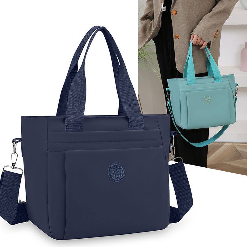 大号女士新款包高档帆布包通勤女休闲尼龙斜挎包高级感手提包包女