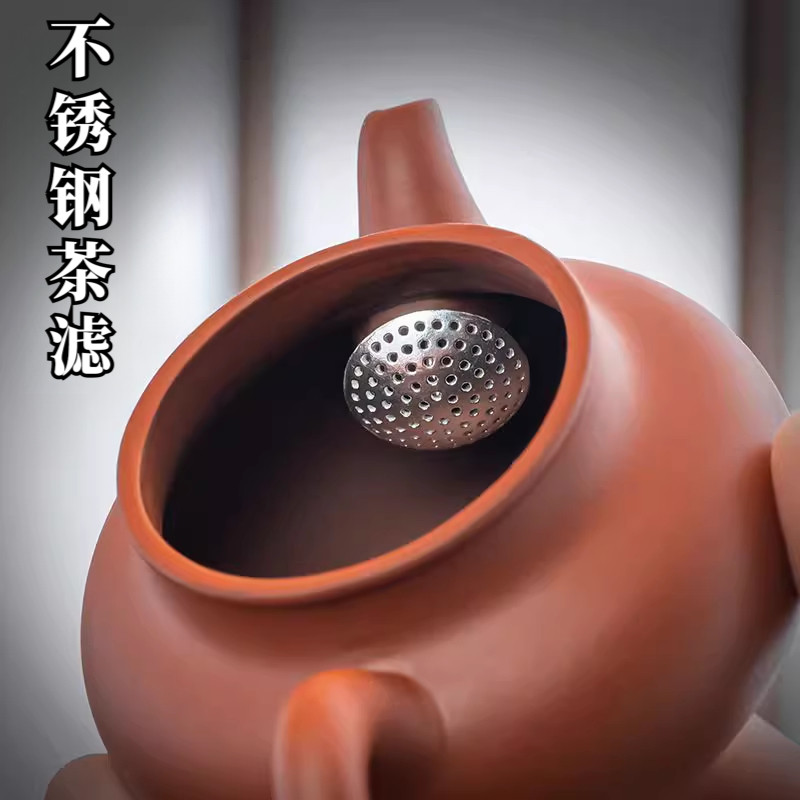 独孔紫砂壶嘴过滤网球形多单孔多七孔茶壶不锈钢茶滤紫砂壶过滤网
