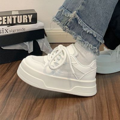 T628小白鞋增高显子网面2