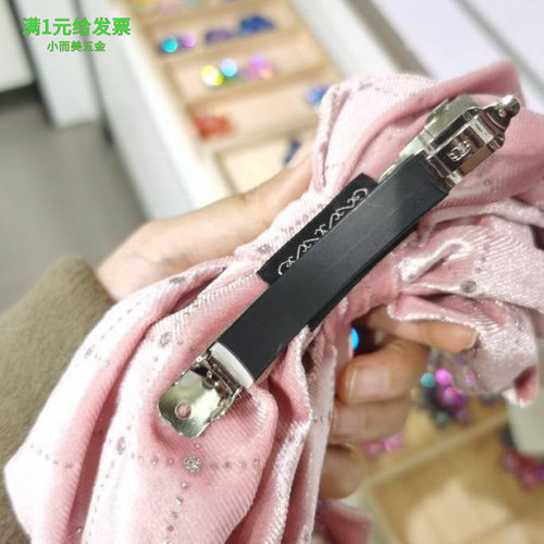 现货供应弹簧夹热缩管发饰diy皮