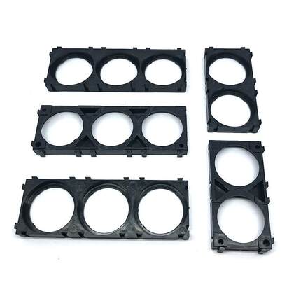 32135国轩锂电池拼接支架1x2联卡扣支架V0阻燃材质可拼接任意形状