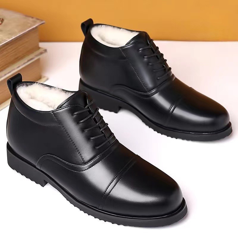 2025新款冬季新品时尚简约棉鞋男高帮百搭保暖舒适加绒加厚休闲雪