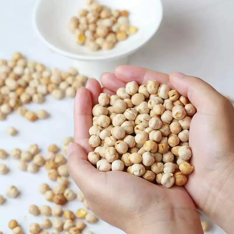 【钱江源】无油盐炒鹰嘴豆500g袋装即食新疆特产杂粮伴侣零食小吃