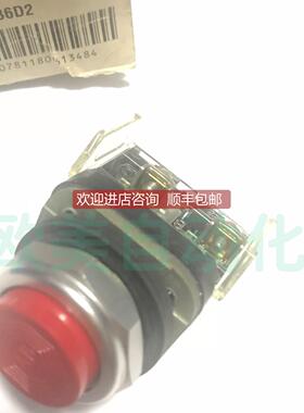 询价AB罗克韦尔800T-B6D2 T按钮开关800T-B T开关按钮 红色单排触