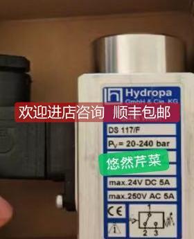 询价Hydropa压力开关DS 117/F PV=10-150bar压力继电器