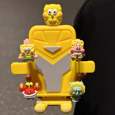 海绵宝宝电动车手机支架2025新款电瓶摩托自行车骑行导航手机固定