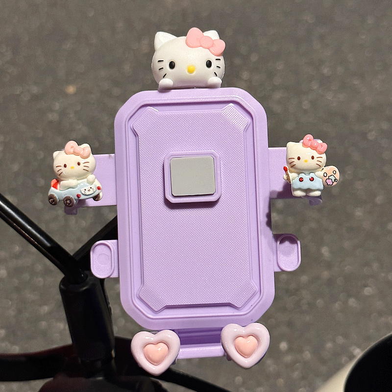 HelloKitty电动车手机支架可爱