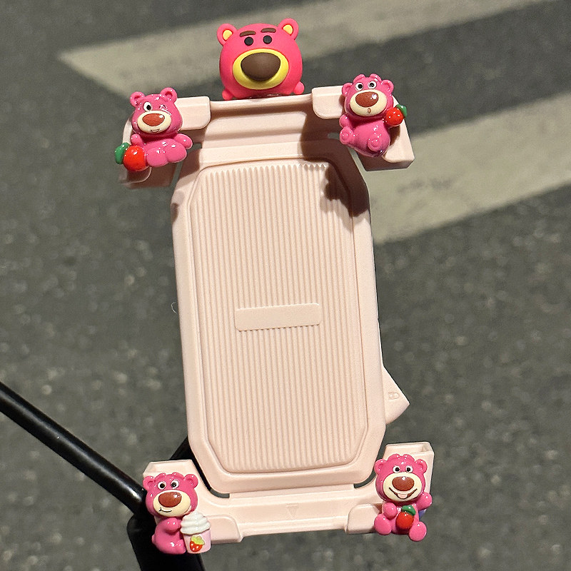 草莓熊山地自行车骑行手机支架防震固定公路车装备电动车导航支架,自行车/骑行装备/零配件,自行车手机架,淘宝优惠券,粉丝福利购,淘宝优惠卷