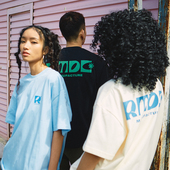 新款 国潮凉感半袖 体恤美式 Remedy夏季 潮牌字母情侣短袖 T恤男女