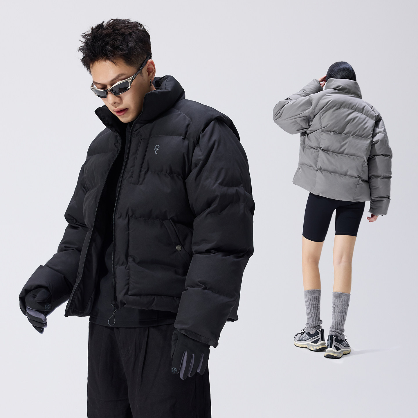 Remedy解构二合一可拆卸棉服背心外套男女秋冬新款加厚宽松面包服