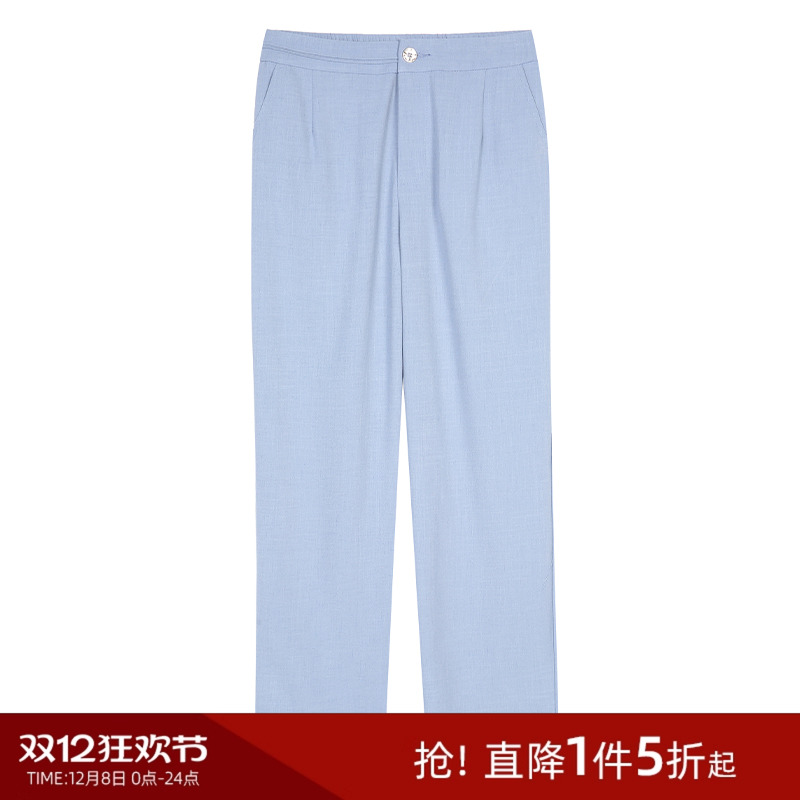 米兰登八分休闲时尚妈妈裤子