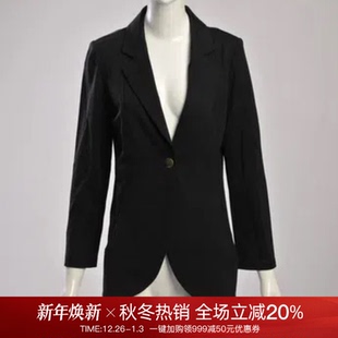 外套 纯色干练显瘦西装 曼德诗时尚 休闲西服女2025春秋新款