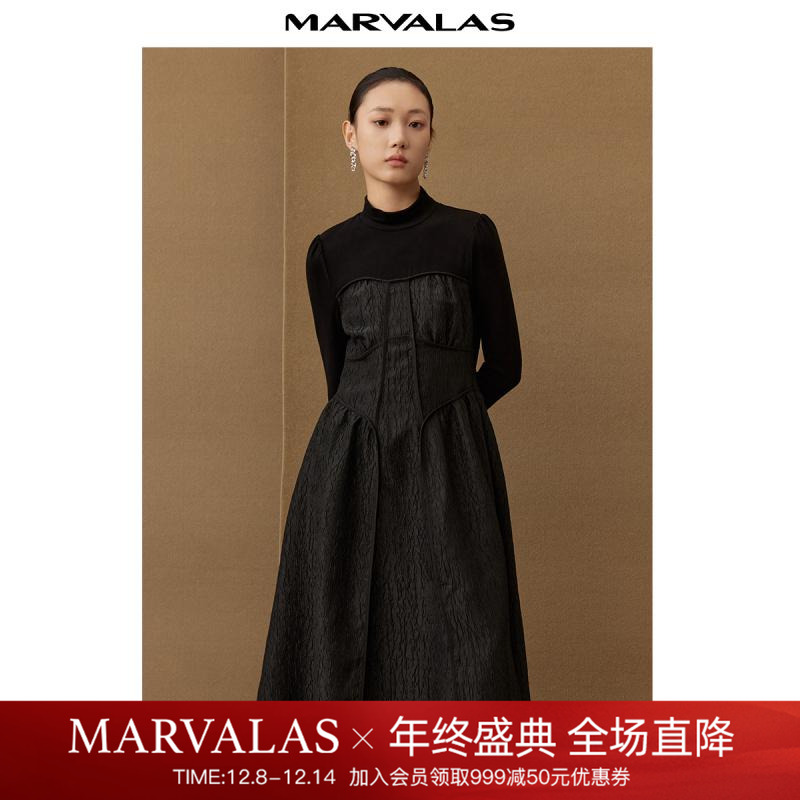 曼德诗通勤聚酯纤维显瘦