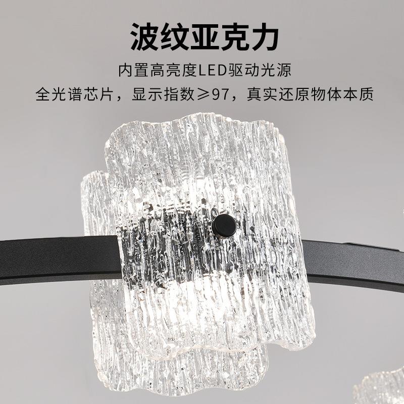 厂家直销家居极简意式客厅吊灯现代简约铁艺餐厅大厅设计师主灯