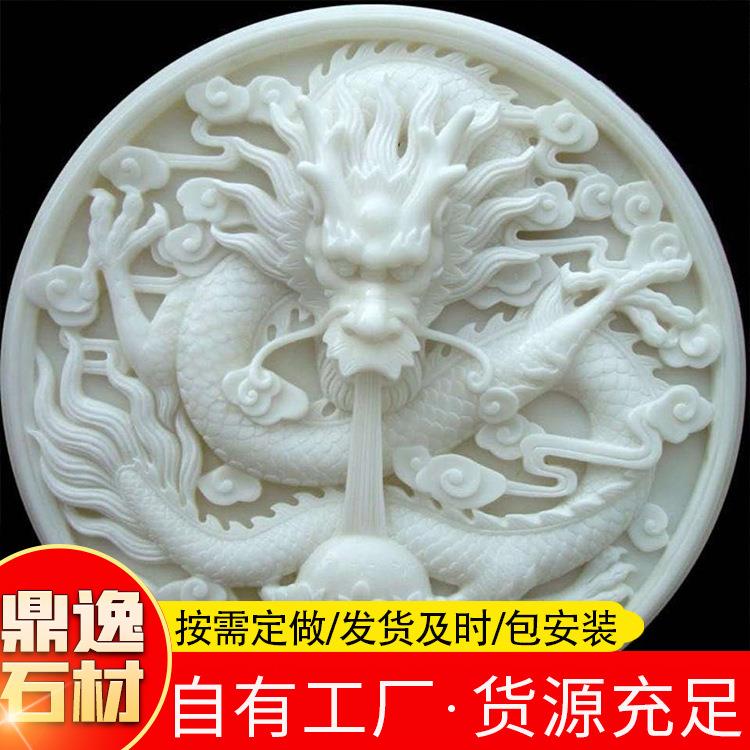 厂家直供中式青石雕刻壁画室内室外影壁装饰壁画浮雕镂空型号多种图片