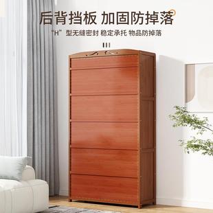 家用客厅简易书架落地多层书柜儿童卧室实木储物收纳置物展示防尘