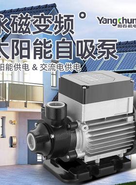 家清用太阳能水泵36V直直流无刷光伏吸泵72744V流水泵高扬自程离