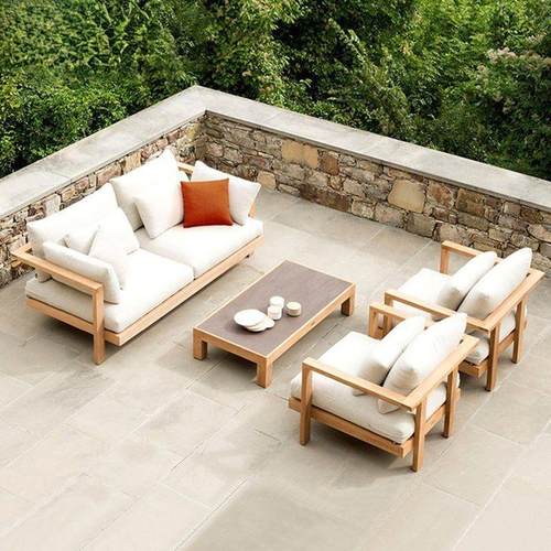 北户外沙发庭院阳台水防腐防柚木沙发欧露天花园休闲908户外家具