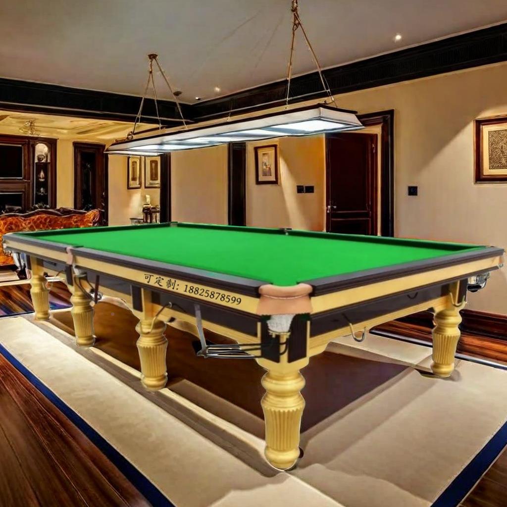 东莞星诺英式斯诺克台球桌球168斯克台球桌标准型中斯诺克台球桌