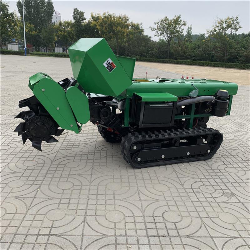 柴核桃树EDA肥机 40马力油履带式回填机 林灌溉园履带挖施沟机